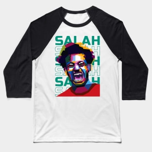 Abstract Popart Salah Baseball T-Shirt